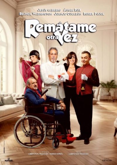 Cartel del teatro comedia “Remátame otra vez” de Natari producciones en Torrelodones