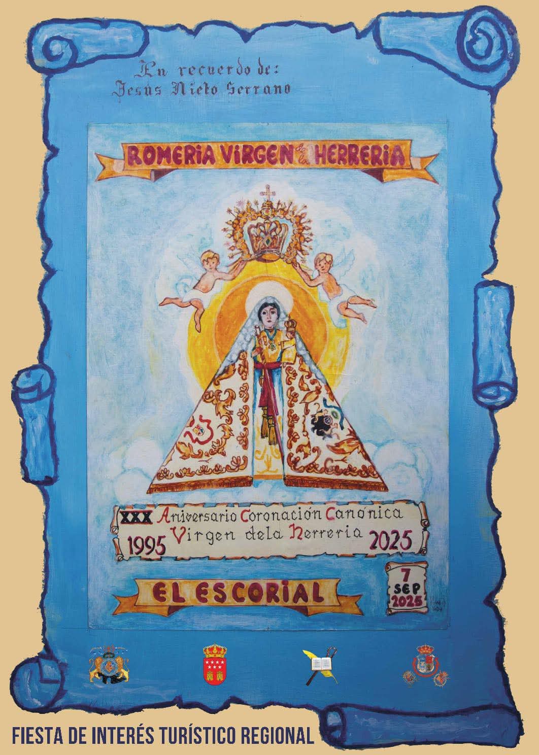 Cartel de la Romería de El Escorial 2025