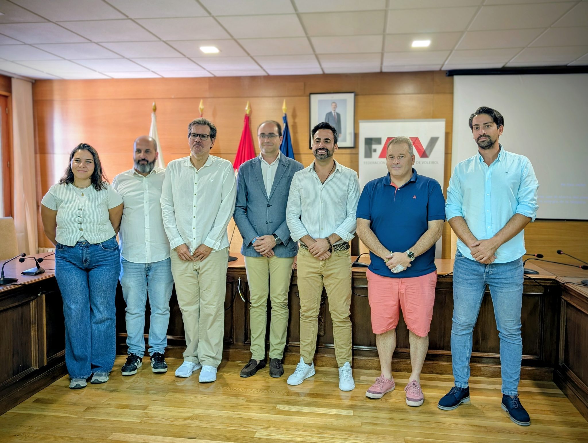 Presentación en Los Molinos de la Copa Comunidad de Madrid 2025 de Voleibol