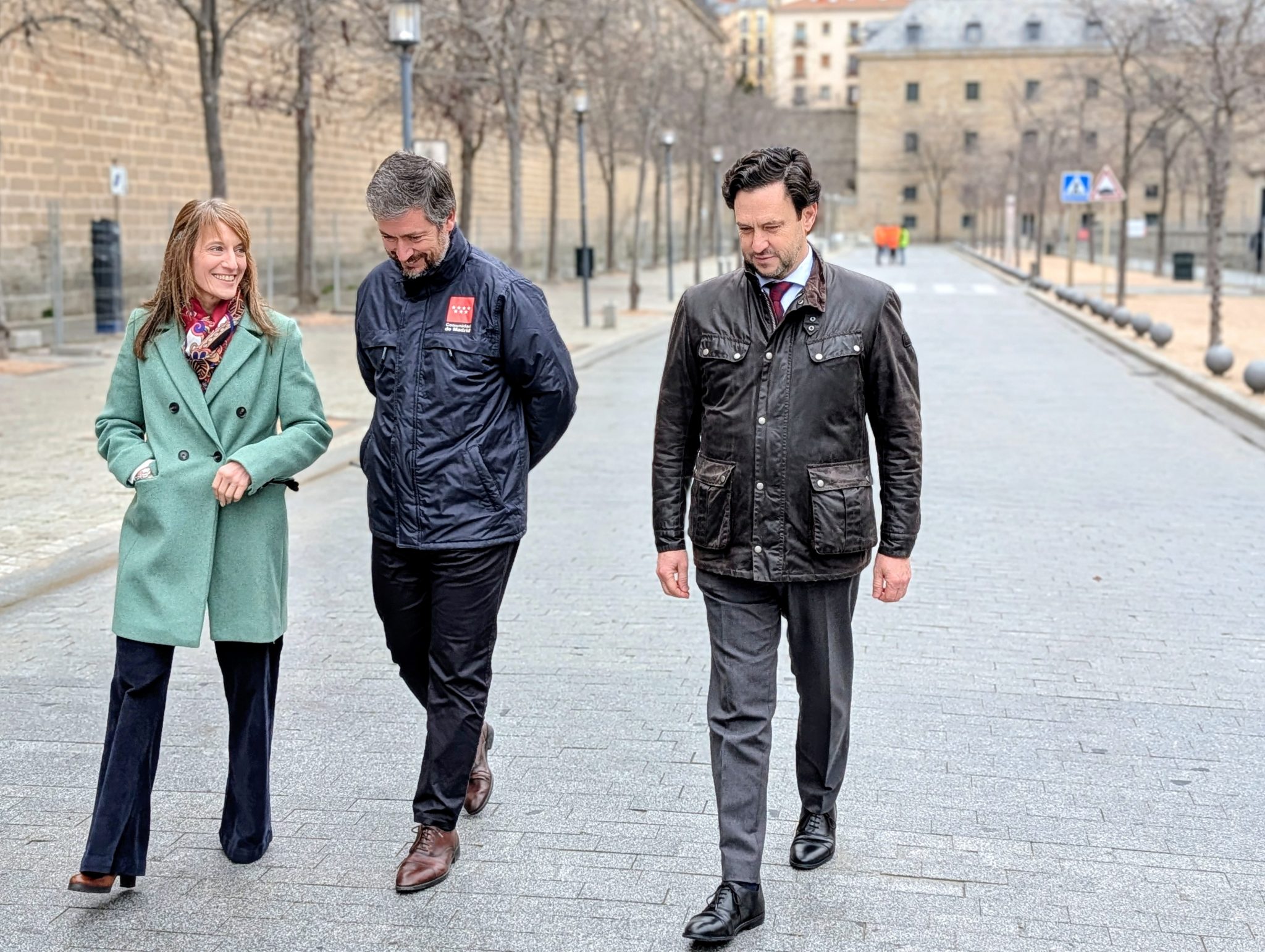 Carlota López Esteban, Miguel Ángel García Martín y Pedro Corbalán