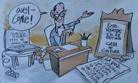 La Casa de Cultura acoge la muestra «Expo Viñetas. Villalba en Viñetas: Humor a Pie de Calle»