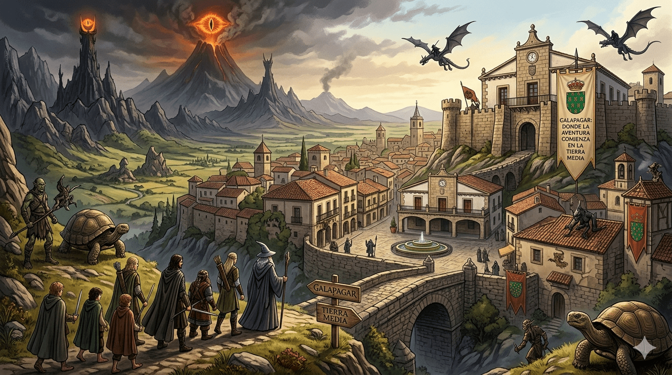 Recreación de Galapagar en El Señor de los Anillos