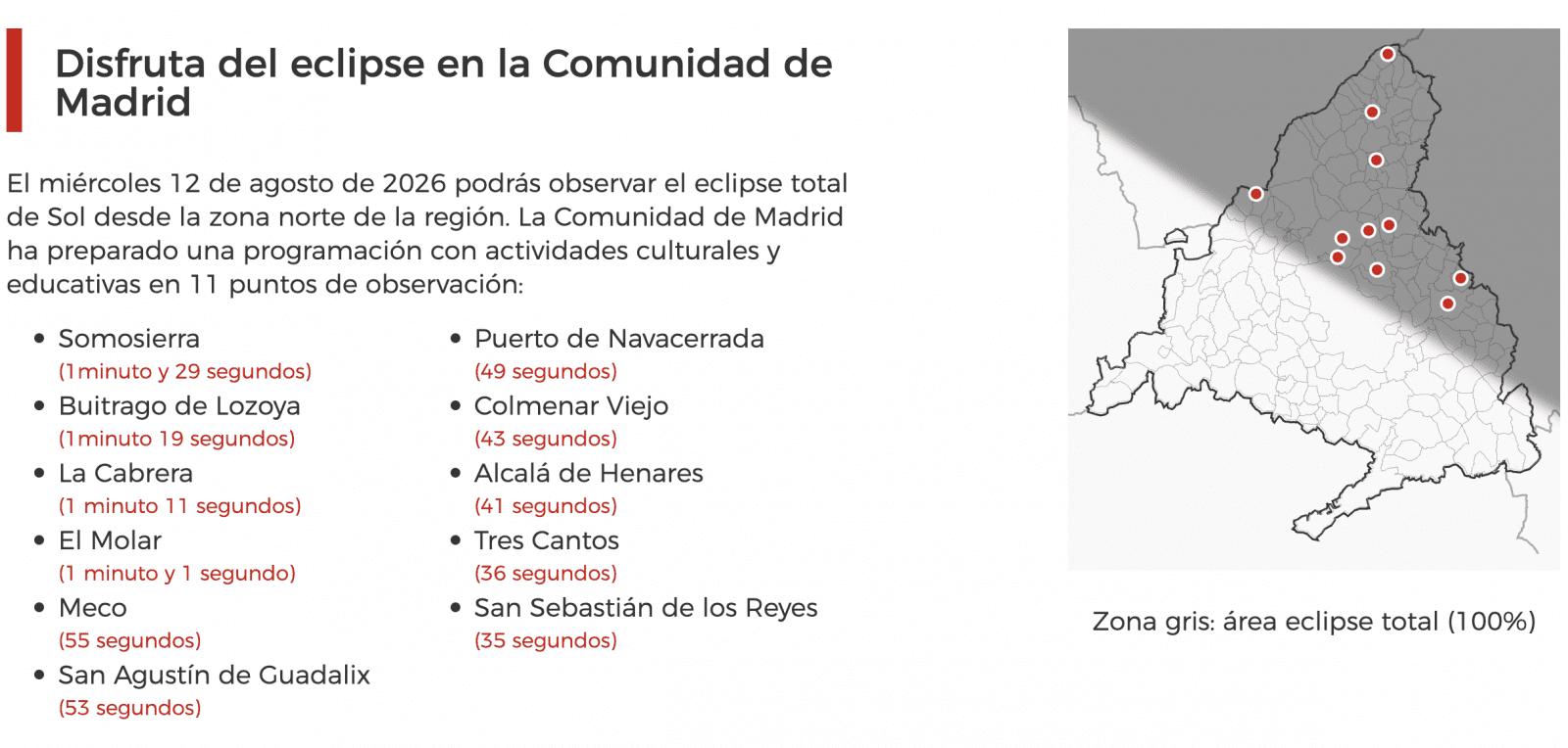 municipios madrid eclipse total de sol