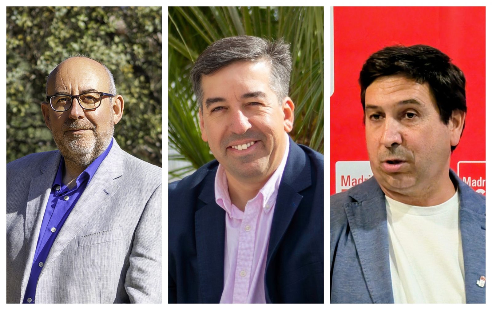 Víctor Ibáñez, Alberto Gómez y Juan Manuel Mateos