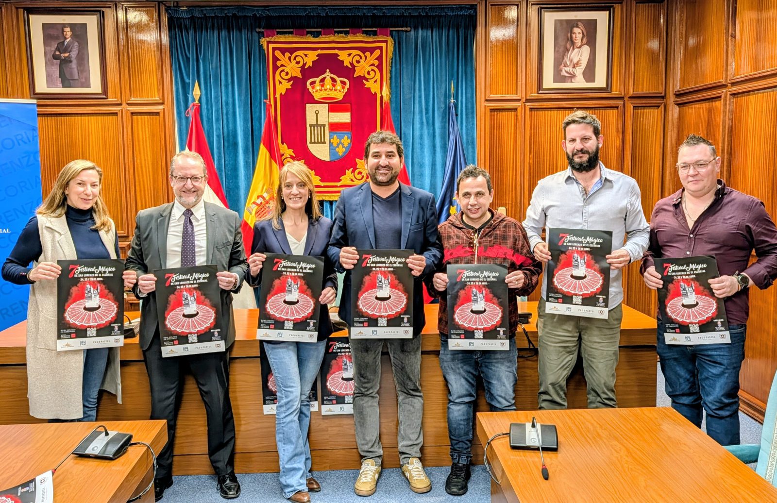 Presehtación del VII Festival Mágico de San Lorenzo de El Escorial