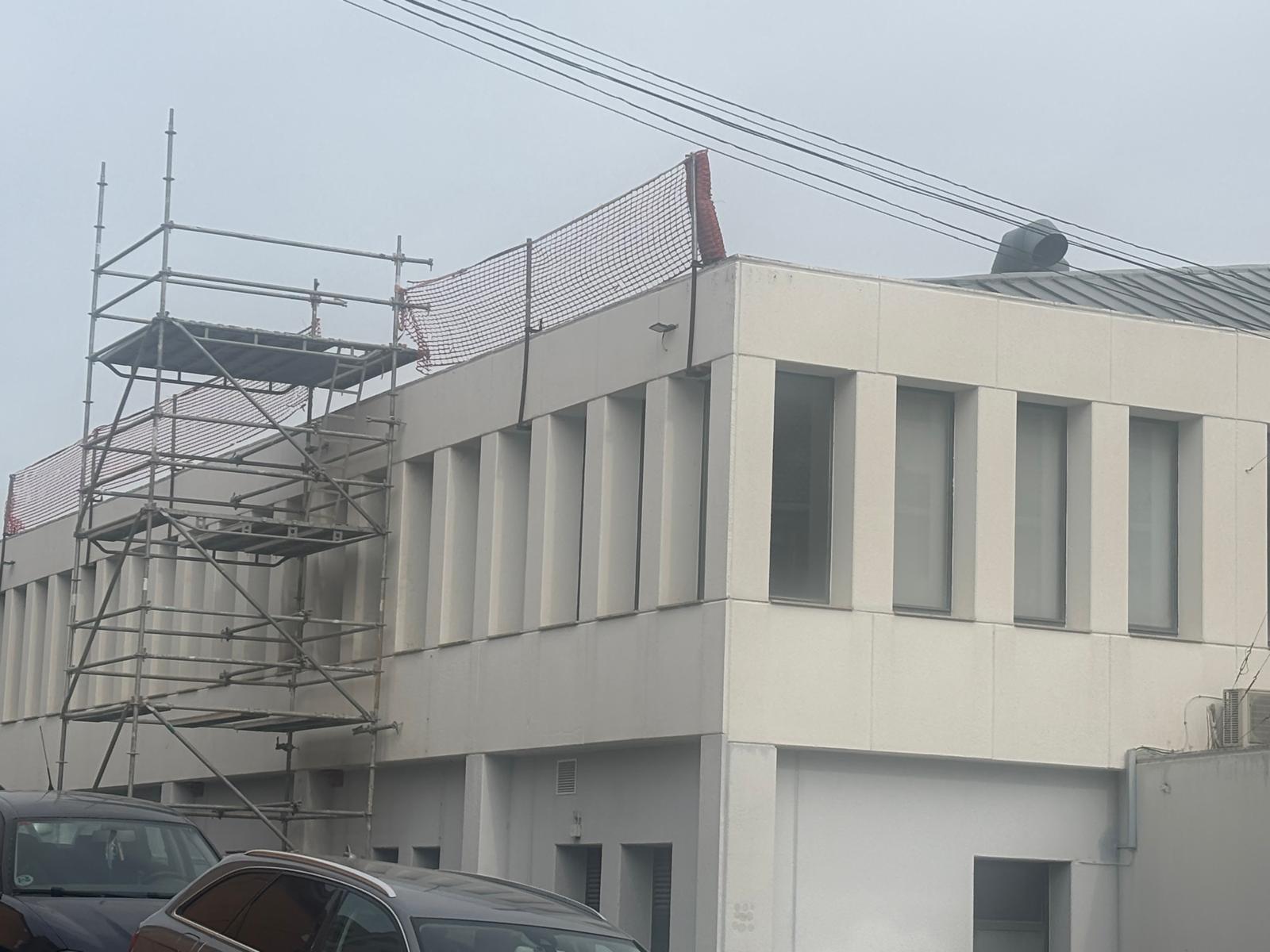 Obras en la Casa de Cultura de El Escorial