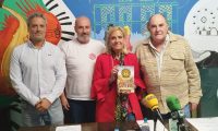 Mojinos Escozíos y el encuentro solidario de cortadores de jamón, en las fiestas del barrio de El Gorronal en Collado Villalba