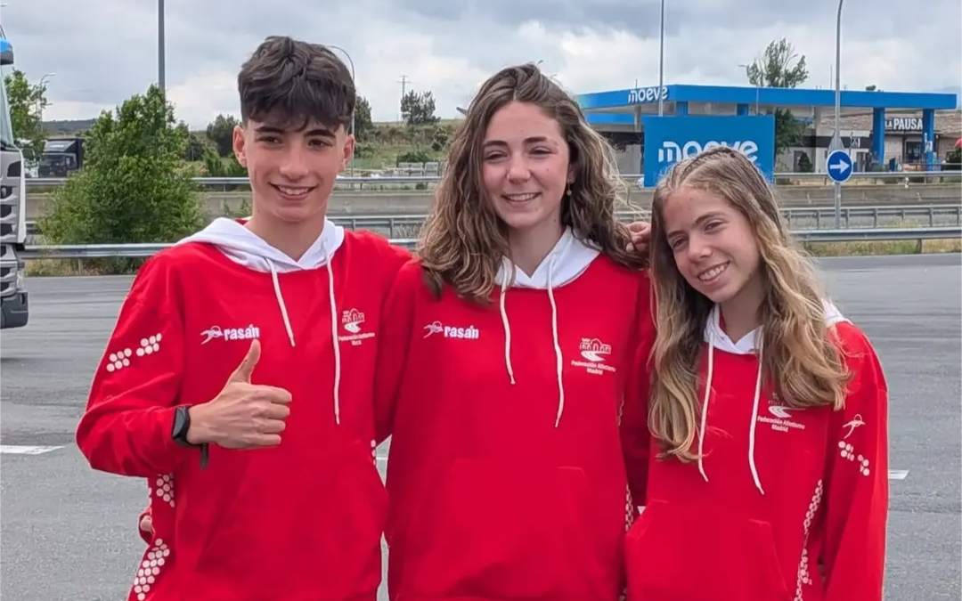 Mateo Arévalo, Irene Maroto y Manuela Sierra