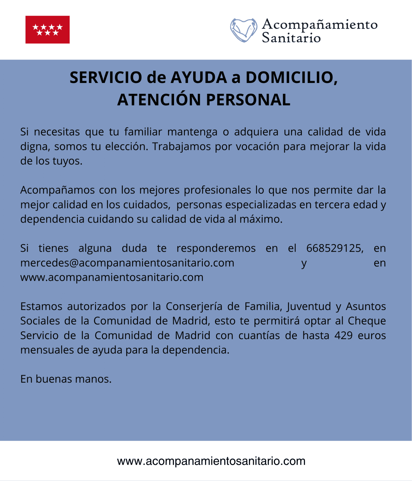 Acompañamiento Sociosanitario