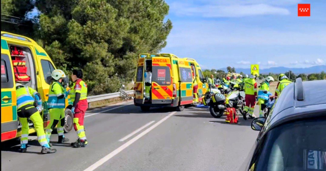 Accidente en la M-600