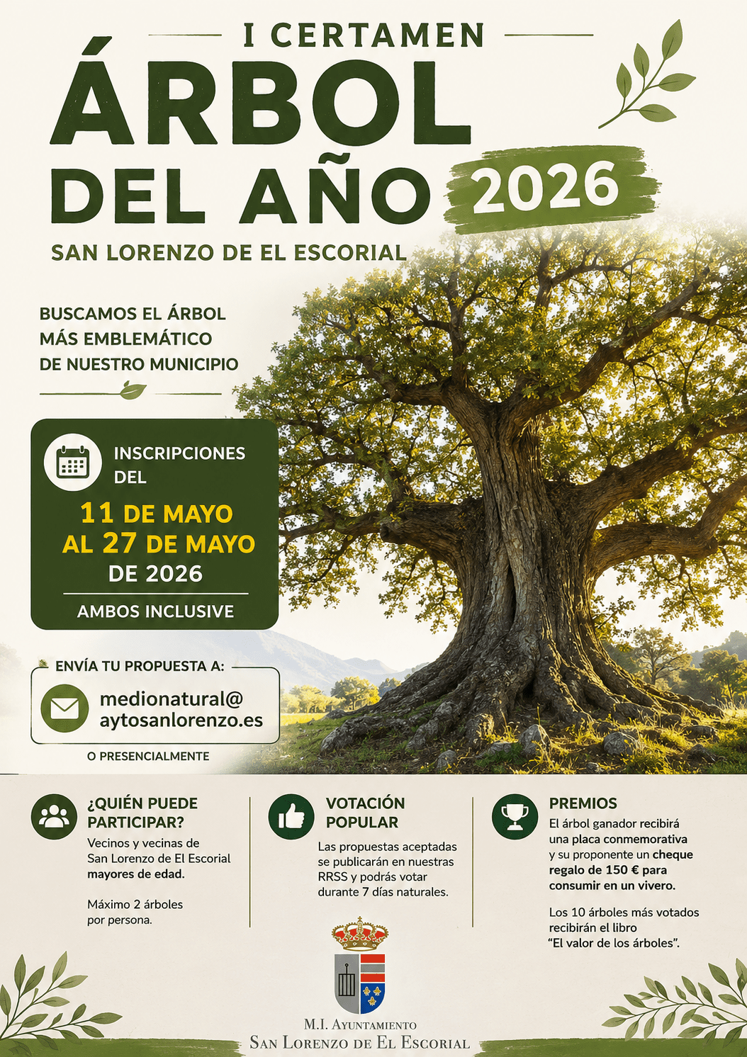 Árbol del Año San Lorenzo de El Escorial