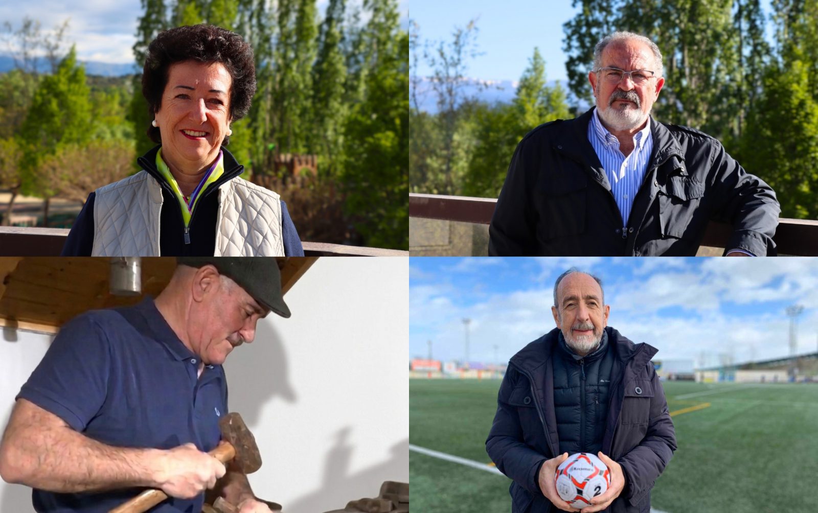 Concepción Guadaño, Emilio Greciano, Ferre y Paco Díez