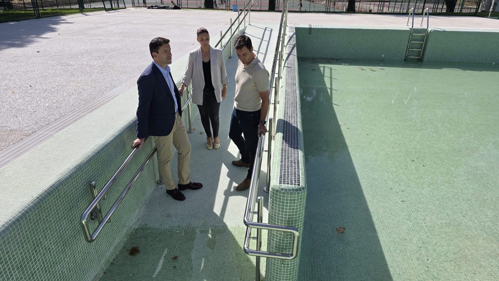 Santiago Villena, Eva Ruiz y Miguel Partida