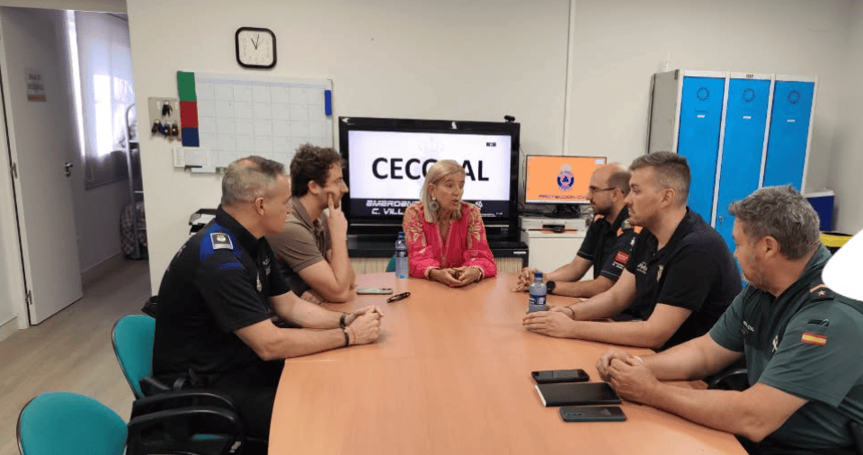 Reunión del CECOPAL esta mañana en Collado Villalba