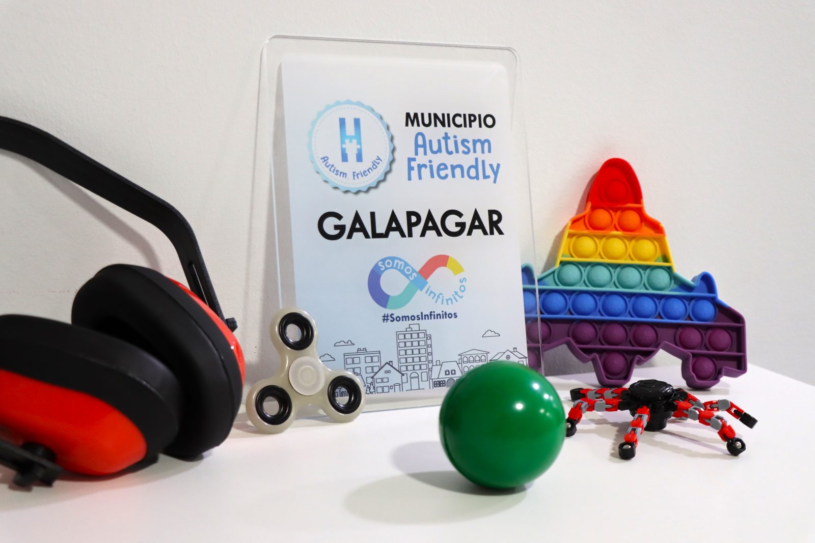 Imagen del kit sensorial que se ha incorporado a las distintas dependencias municipales