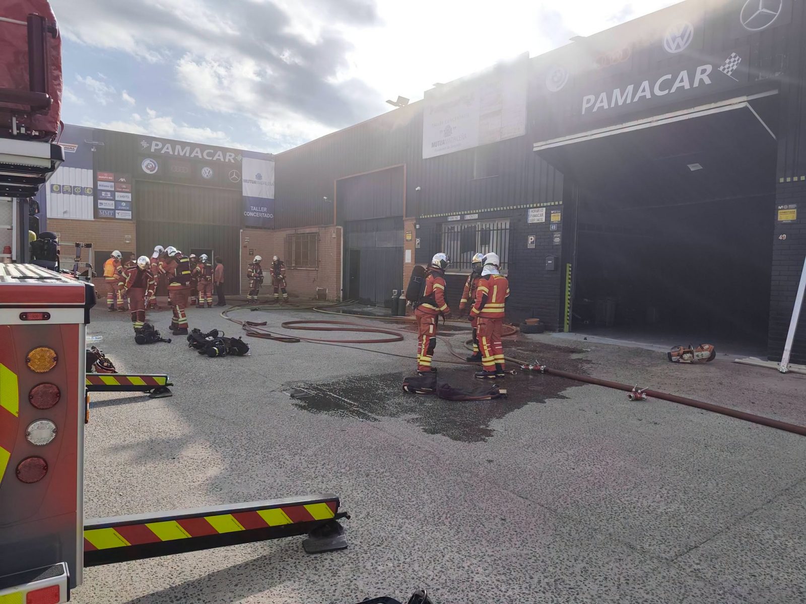 Efectivos de Bomberos