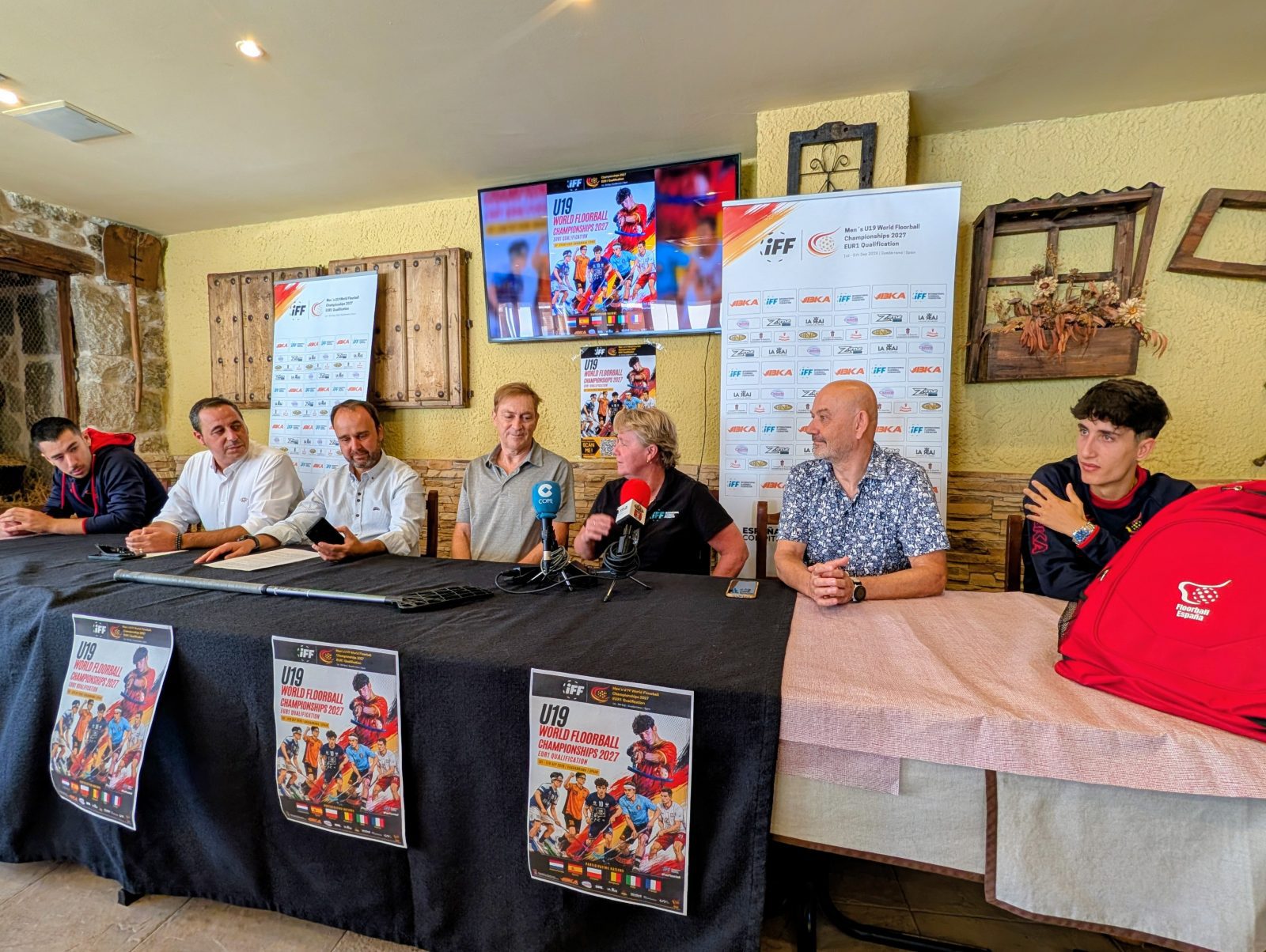 Presentación en Guadarrama del clasificatorio para el Mundial de Floorball sub-19
