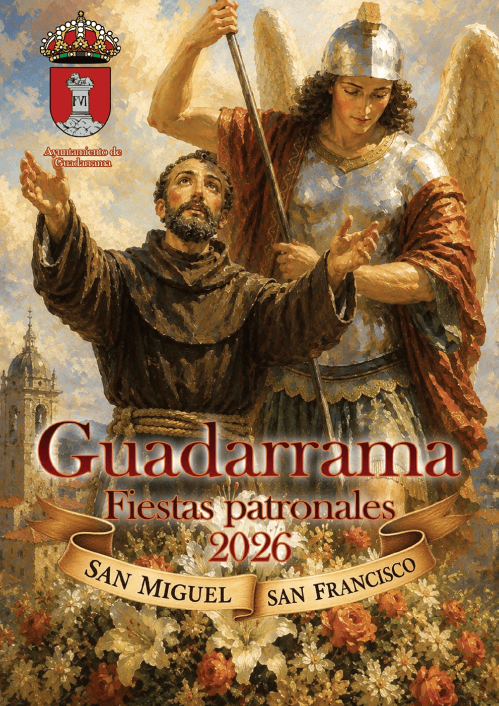 Cartel de las Fiestas Patronales de Guadarrama 2026