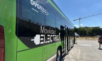 La empresa Avanza presenta su nuevo autobús eléctrico en Collado Villalba