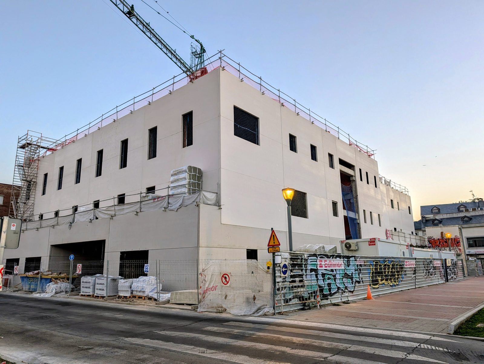 Obras del nuevo Centro de Salud de Guadarrama