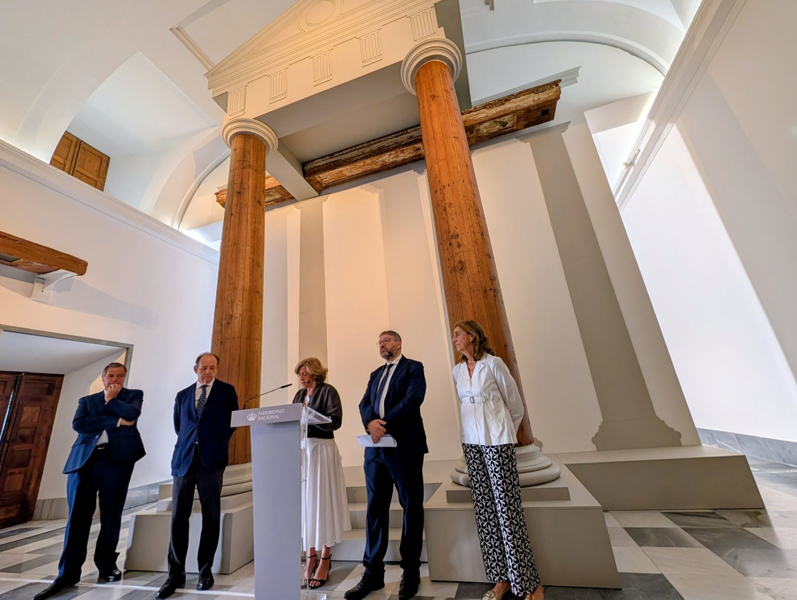 Acto de reapertura de los Museos de Pintura y Arquitectura del Monasterio de San Lorenzo de El Escorial