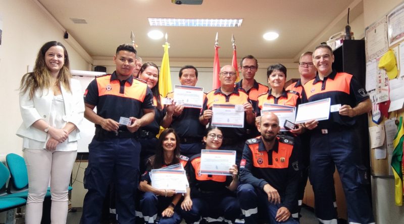 Entrega diplomas Protección Civil 3. 4-9-22