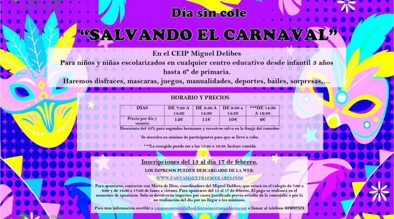 Cartel días sin cole Villalba diciembre 24 y 27 de febrero 2023_page-0001