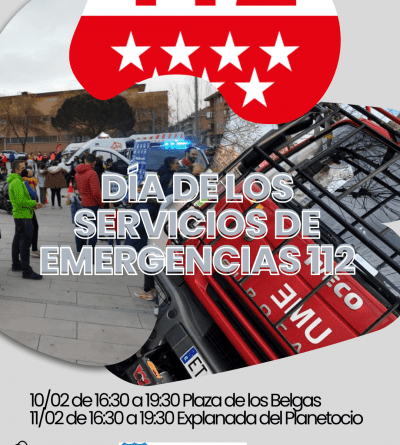 Cartel día de los servicios de emergencia