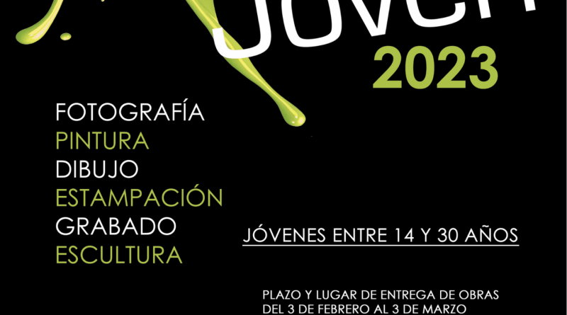 CARTEL CERTAMEN ARTE JOVEN 2023. Villalba