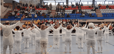 Encuentro de gimnasia de mayores de San Lorenzo de El Escorial
