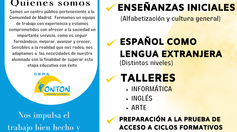 CARTEL OFERTA FORMATIVA CEPA