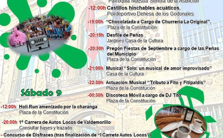cartel fiestas
