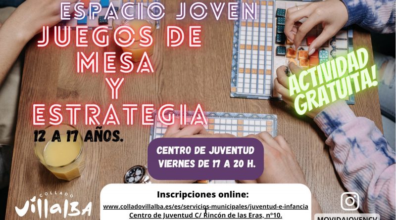 Cartel Juegos de Mesa 2023-2024