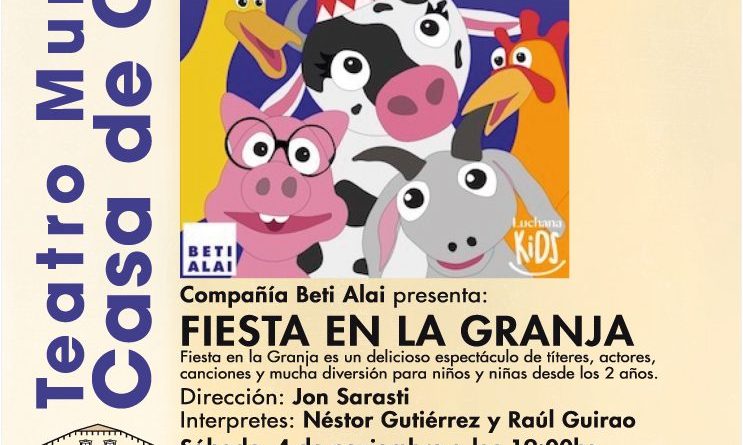 Cartel Espectáculo 'Fiesta en La Granja'