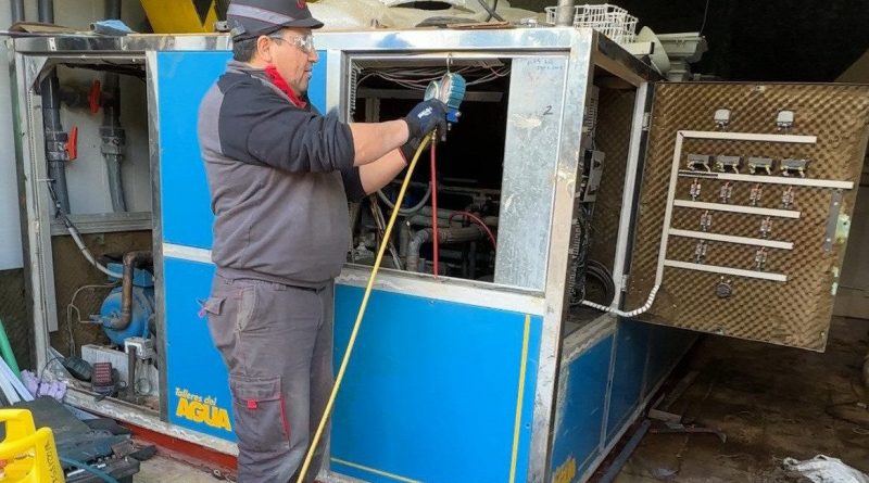 Ya se han desmontado todas las calderas y toda la tubería de distribución