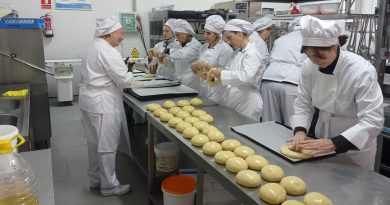 Alumnos del curso de operaciones de pastelería