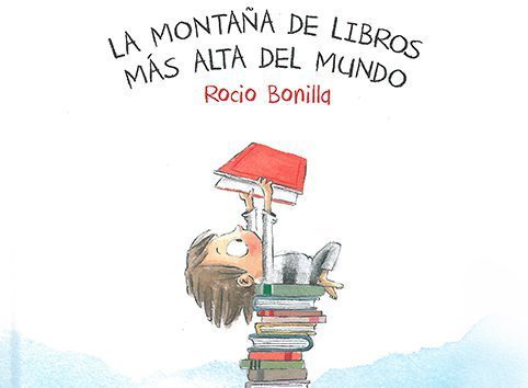 Portada de "La montaña de libros más alta del mundo"