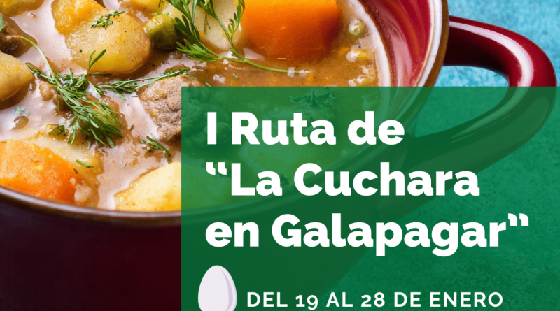 Cartel de la I Ruta de la Cuchara en Galapagar