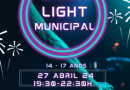 Cartel de la fiesta Disco Light en Collado Villalba
