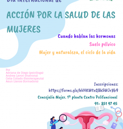 Cartel del Día Internacional de Acción por la Salud de las Mujeres de Collado Villalba