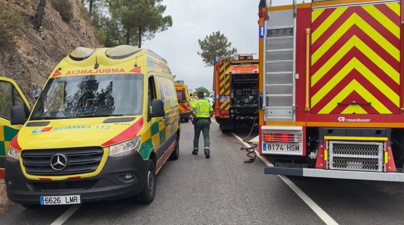 Accidente M-505 Valdemaqueda