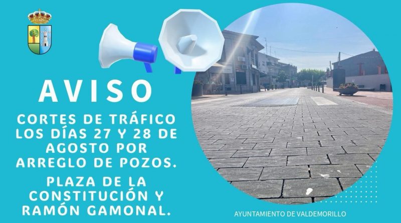 info cortes por obras pozos