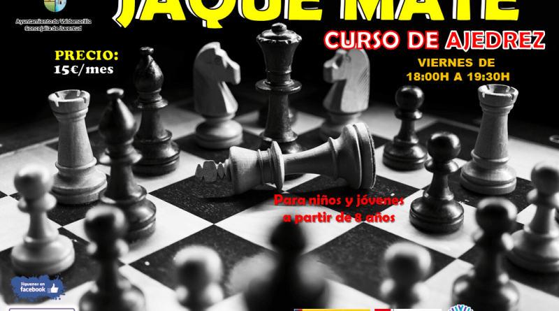 Cartel taller de ajedrez Valdemorillo