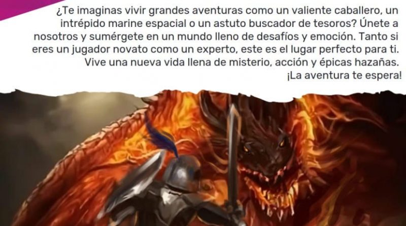 CARTEL OCIO JUEGOS DE ROL SEPTIEMBRE 2024