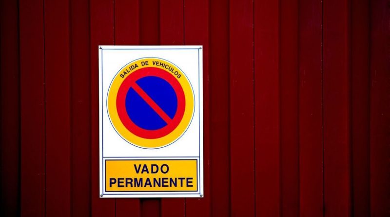 vado aparcamiento