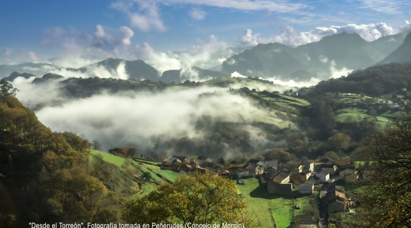 desde el Torreón de Peñerudes, Morcín Asturias