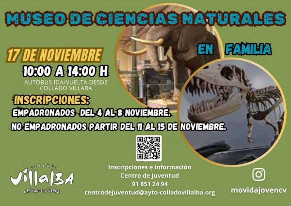 CARTEL MUSEO DE CIENCIAS NATURALES 17 NOVIEMBRE 2024