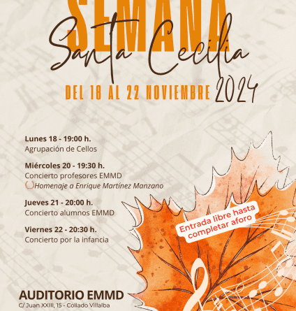 Conciertos Santa Cecilia 2024