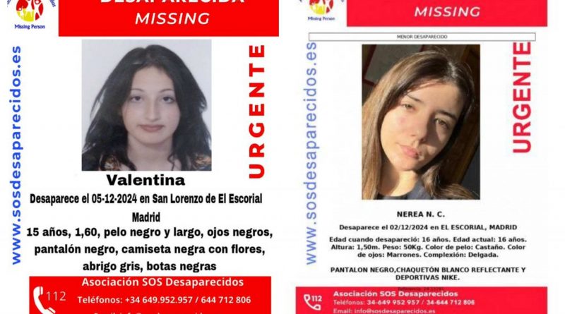 desaparecidas nerea valentina