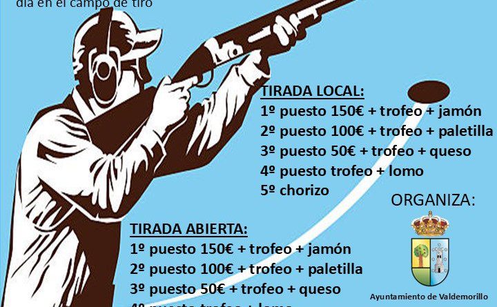 cartel tiro al plato 2025